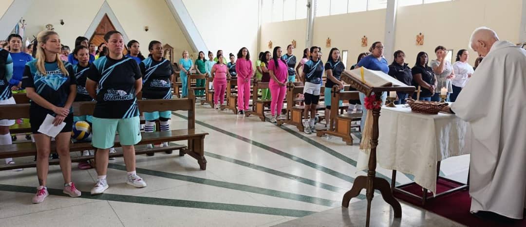 Deporte y fe: más de 490 privados de libertad celebraron misa del deporte en centros penitenciarios
